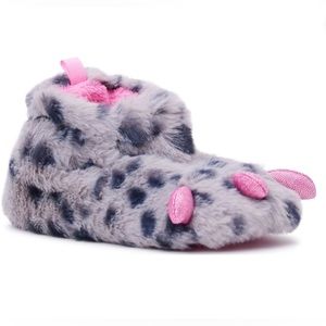Wonder Nation Baby Girl Monster Claw Bootie Slippers, Sizes 5